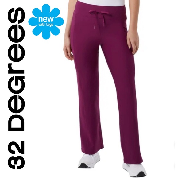 NWT 🦋 32 DEGREES semi-flare pants | Medium - Picture 1 of 15